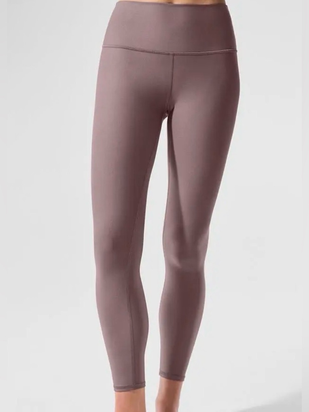 Alo Yoga 7/8 High-Waist Airlift Legging in Mushroom - Size Small